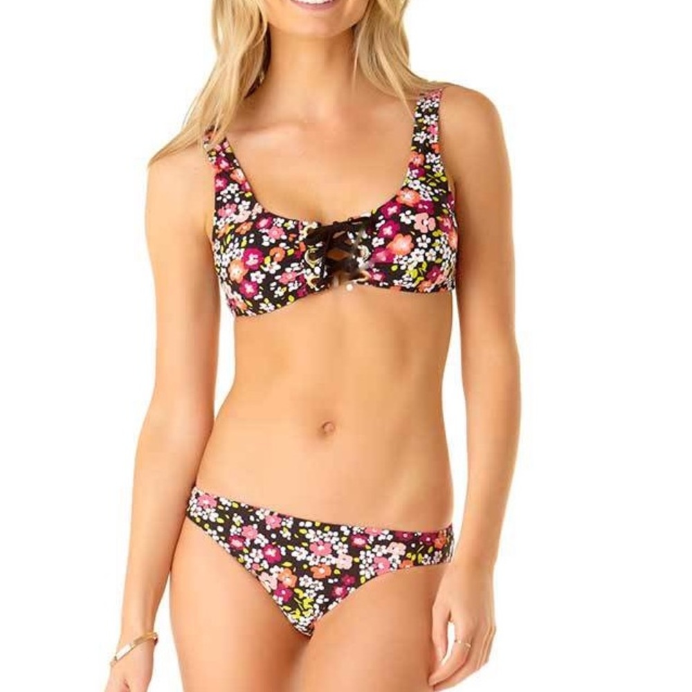 Cole of California Lava Sunflower Bralette Set